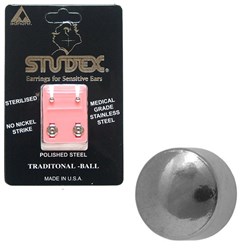 STUDEX Traditional ball studs mini stainless steel